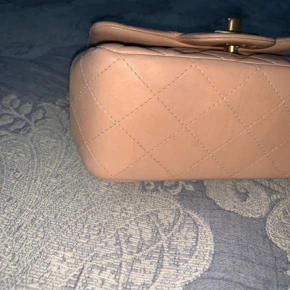 Chanel Square Mini Bag Pink Powder with GHW - Picture 6 of 8